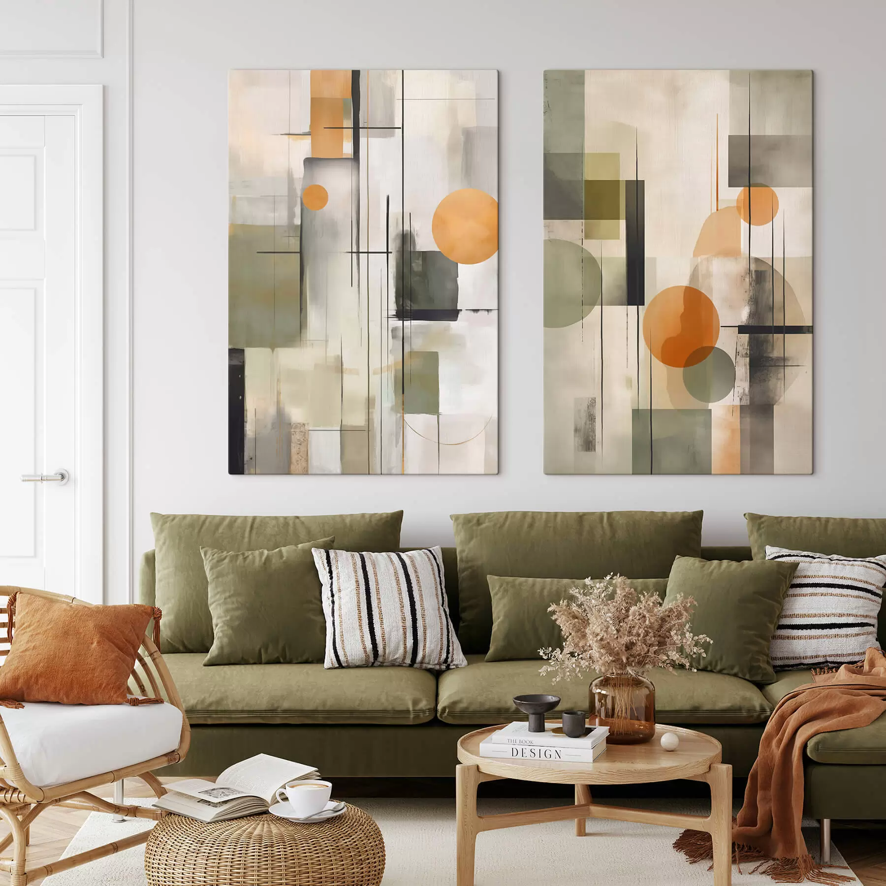  Schilderijen Geometrische abstractie m01165