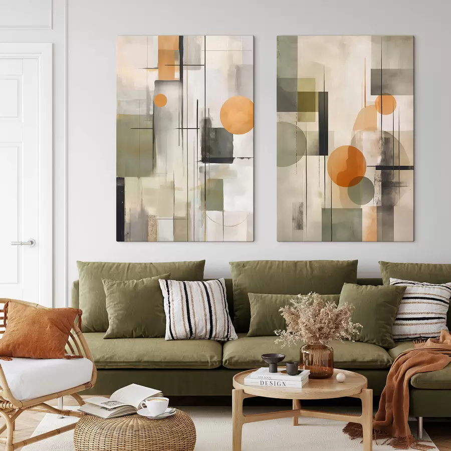  Schilderijen Geometrische abstractie m01165