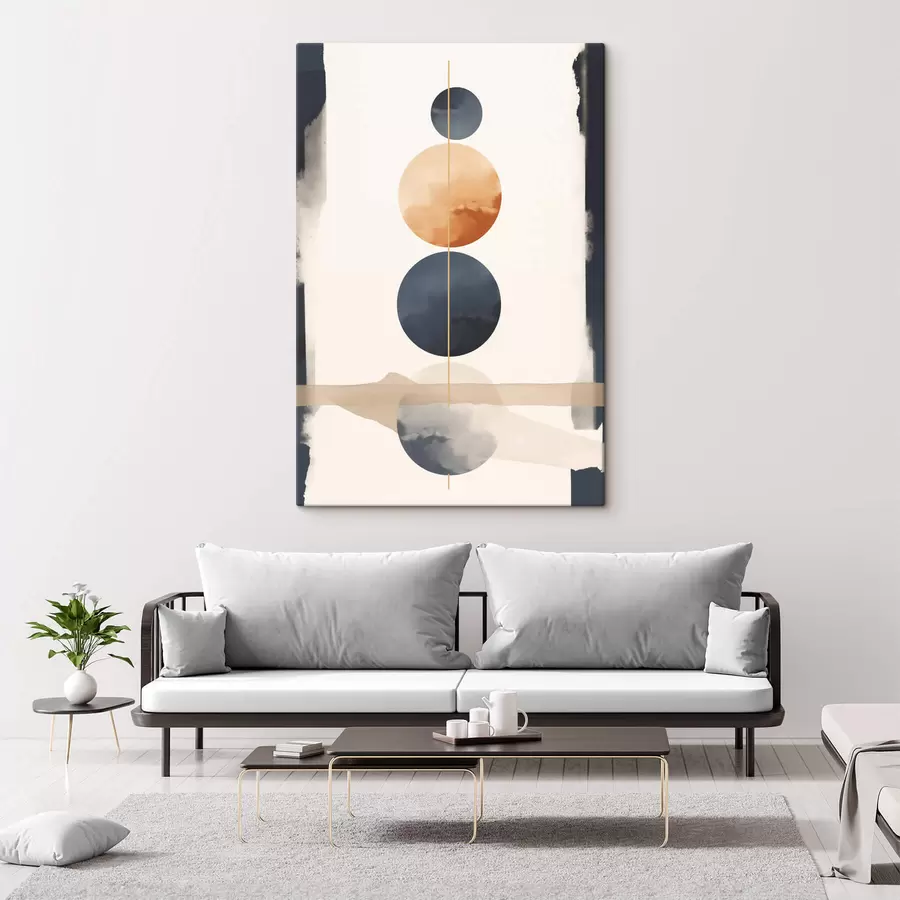  Schilderijen Abstractie met bollen s47101