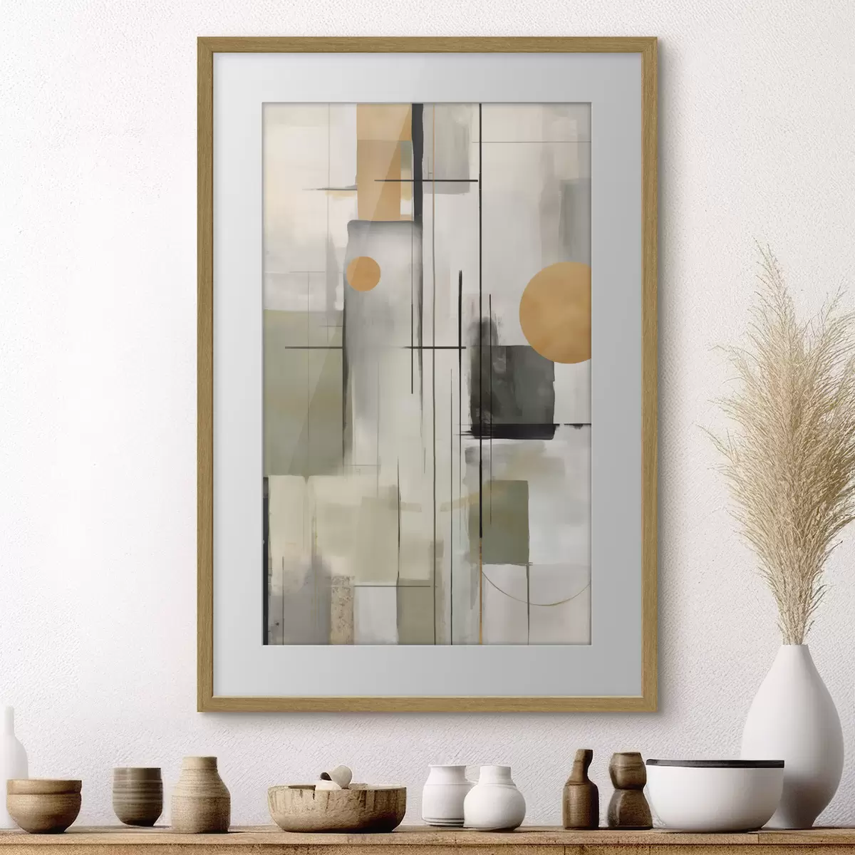 Poster Geometrische abstractie f46974