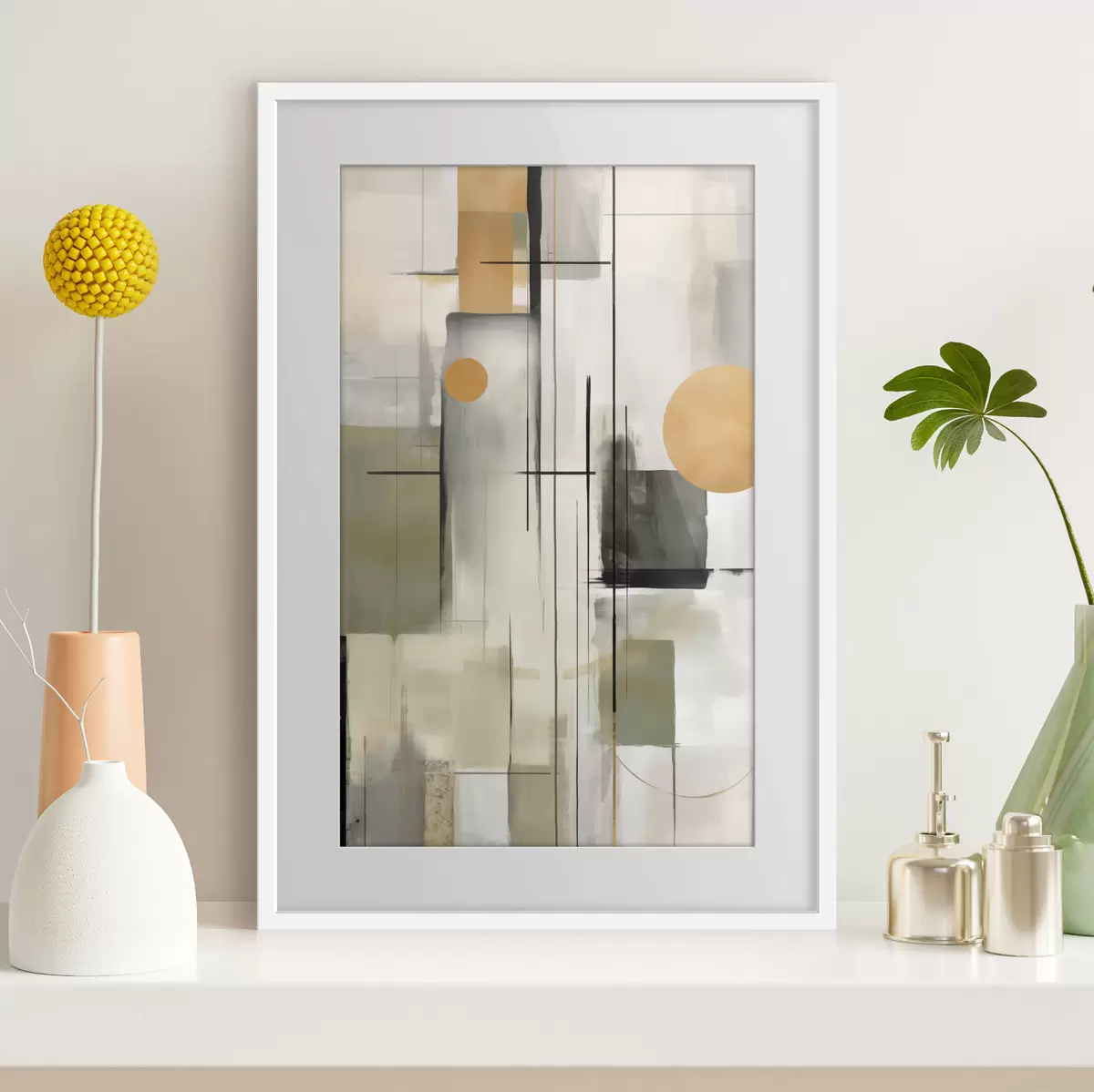 Poster Geometrische abstractie f46974