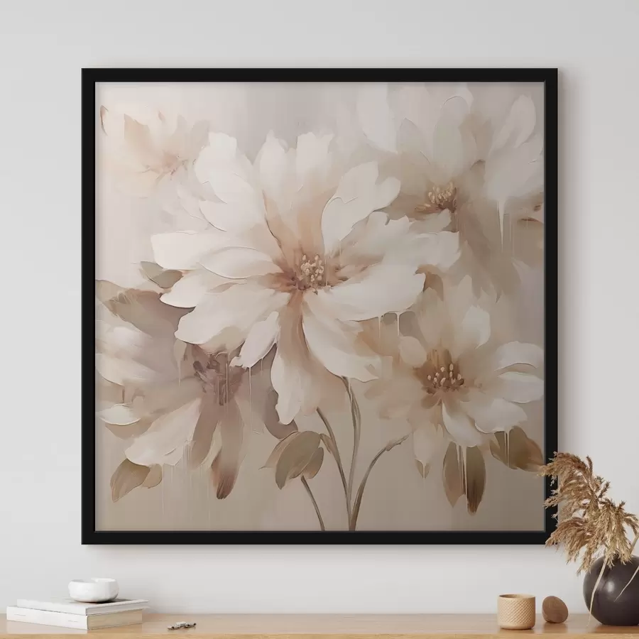 Fotobehang Abstracte bloemen f46975