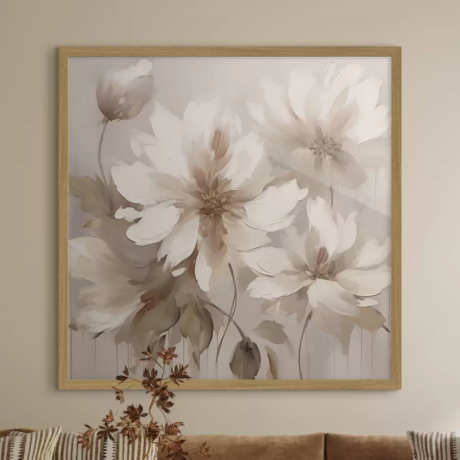 Fotobehang Abstracte bloemen f47043