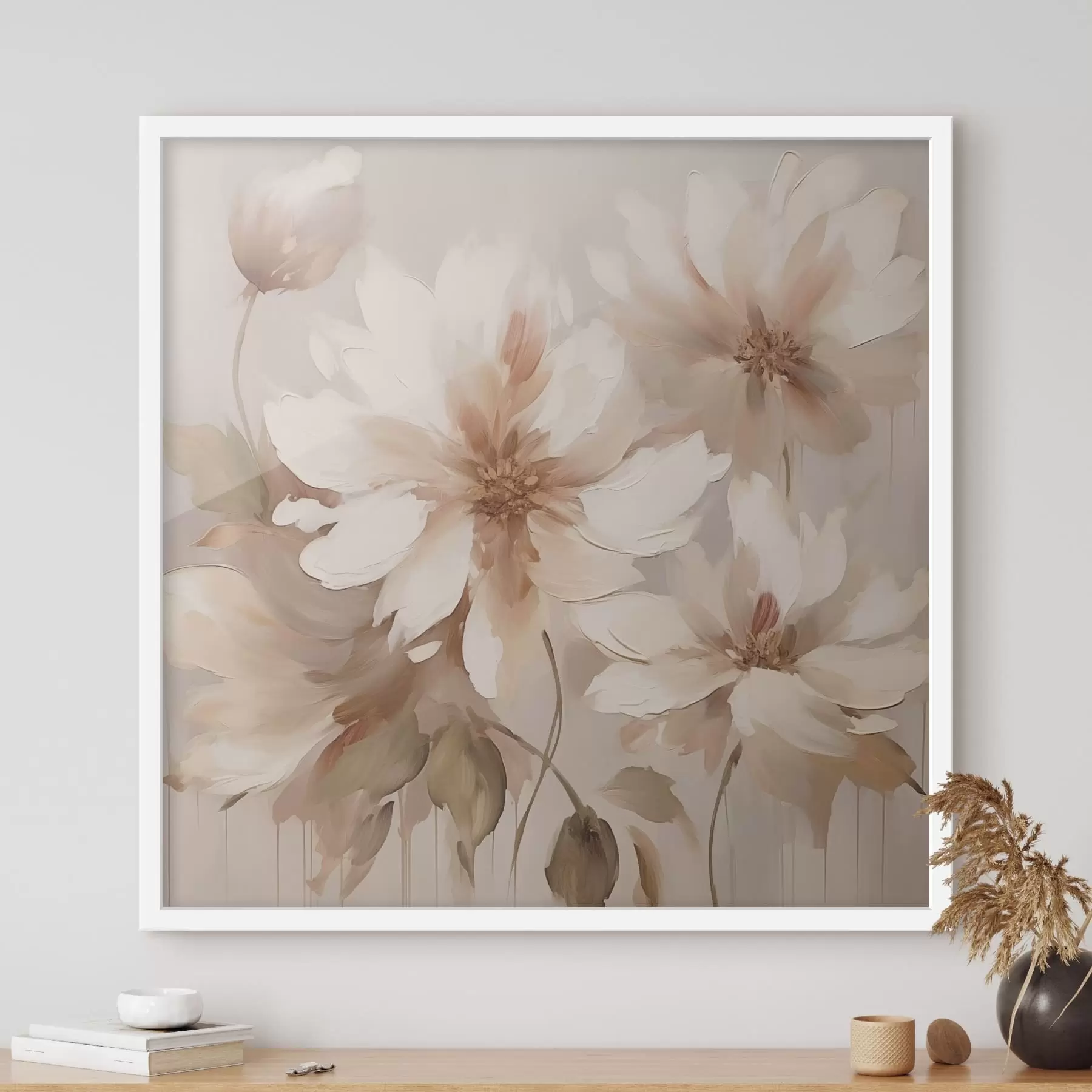 Fotobehang Abstracte bloemen f47043