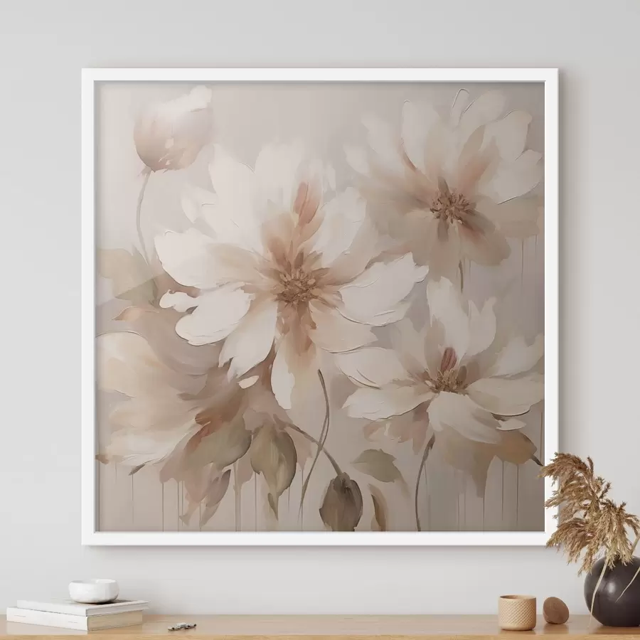Fotobehang Abstracte bloemen f47043