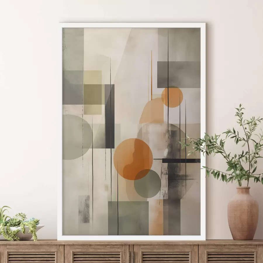 Fotobehang Geometrische abstractie f47098