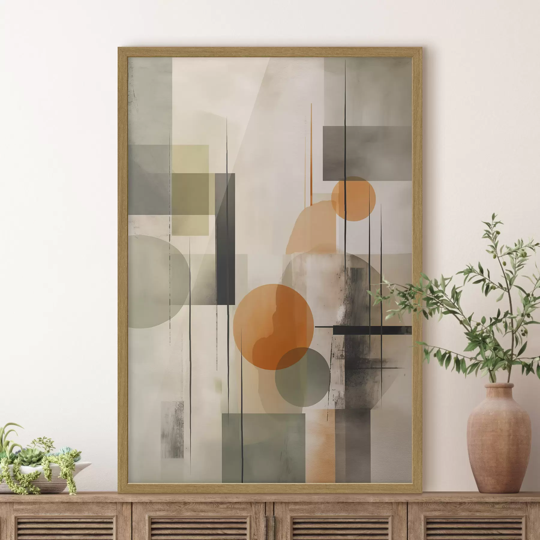 Fotobehang Geometrische abstractie f47098