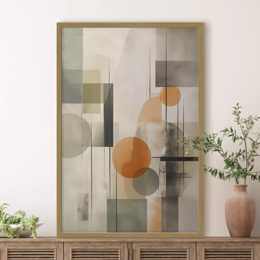 Fotobehang Geometrische abstractie f47098