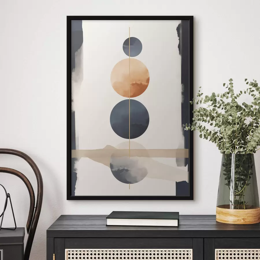 Fotobehang Abstractie met bollen f47101