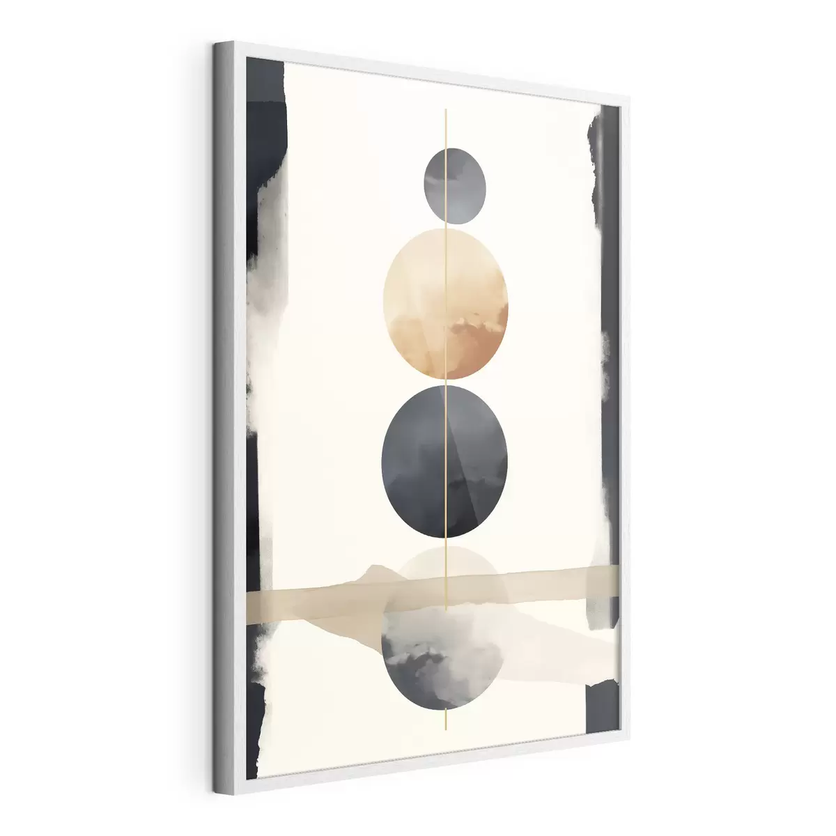 Poster Abstractie met bollen f47101