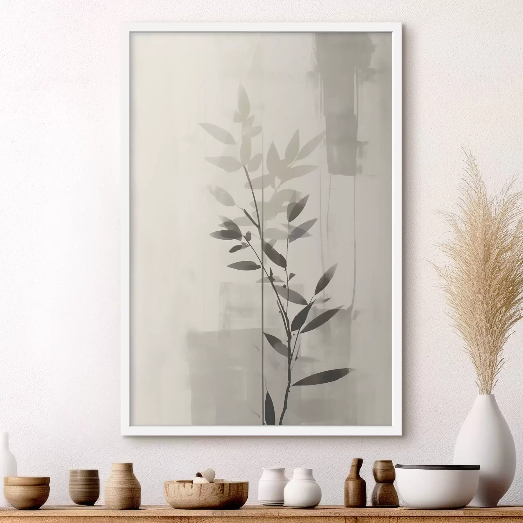 Fotobehang Abstracte bladeren f47102