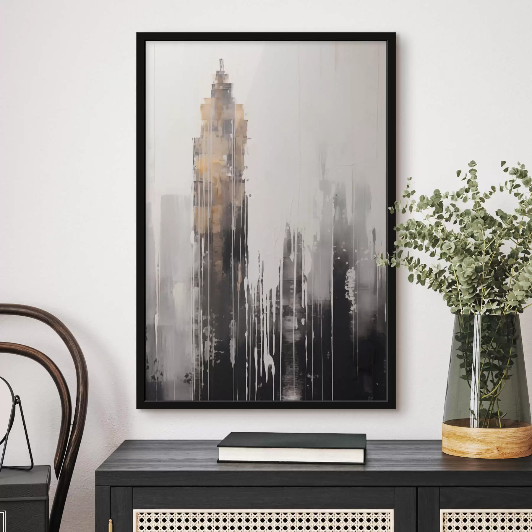 Fotobehang Abstracte wolkenkrabber f47254