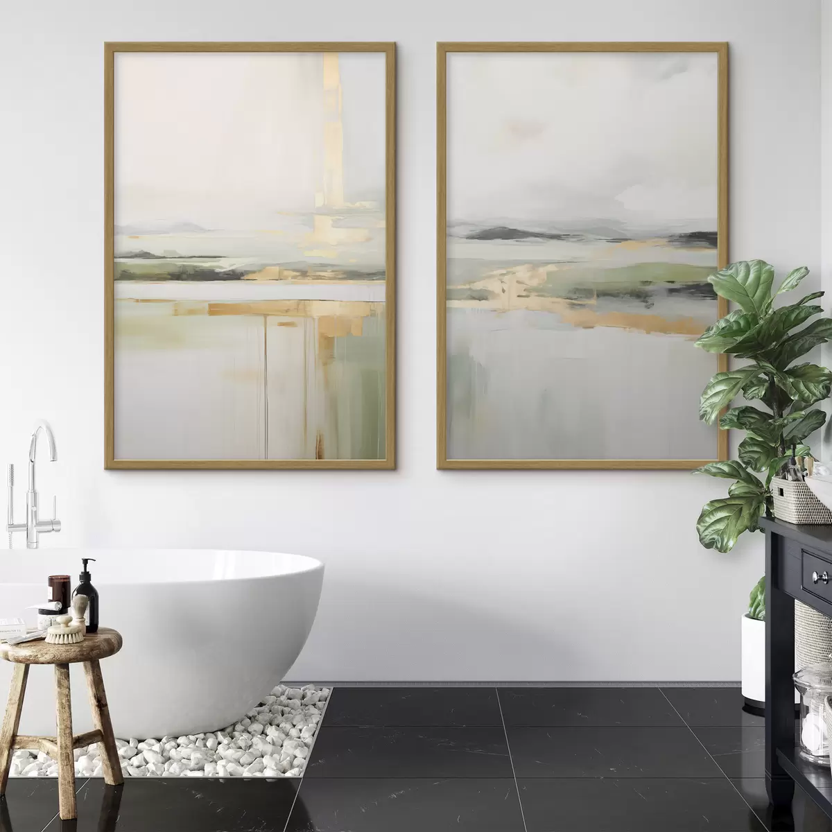 Poster Over open water d00877