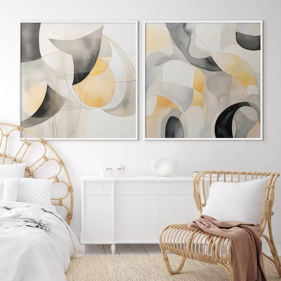 Fotobehang Organische abstractie in moderne stijl d00902