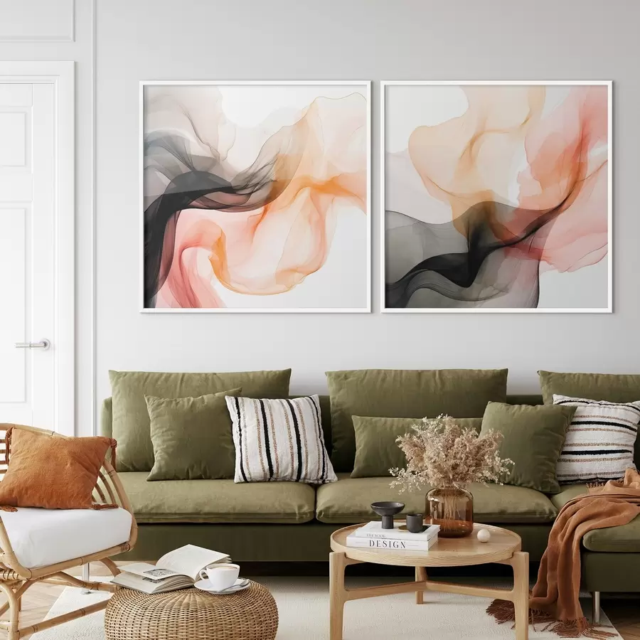 Fotobehang Energie van oranje en zwart d00904