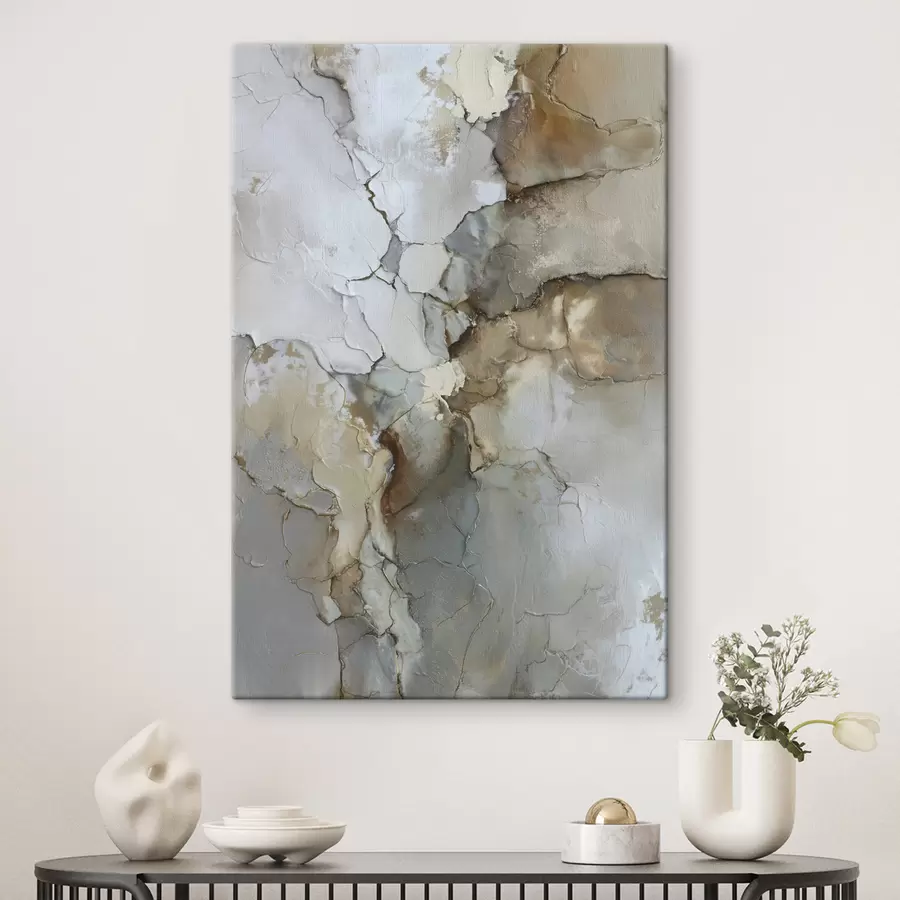  Schilderijen imitatie van abstracte textuur met scheuren s47118