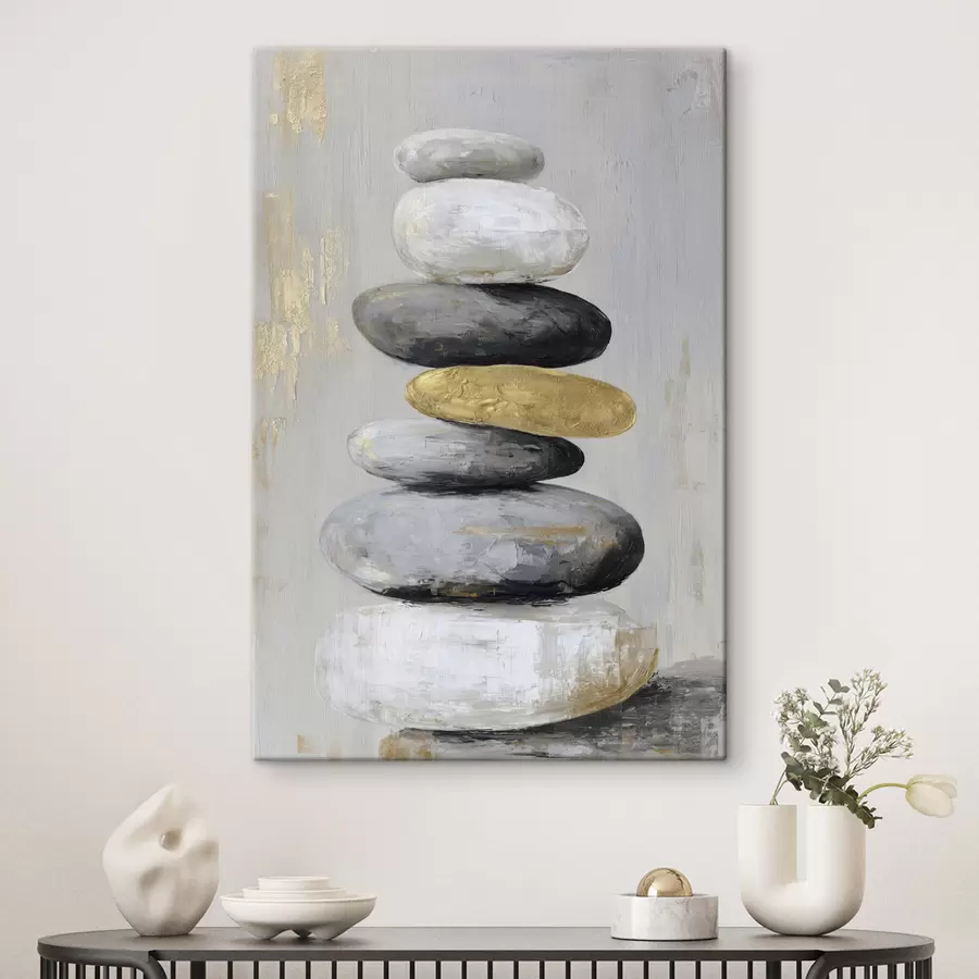  Schilderijen grote stenen in de stijl van schilderkunst s47236