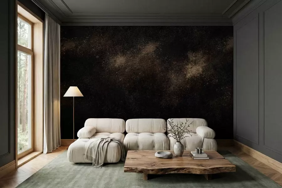 Fotobehang Donkere abstracte textuur met korrelig effect w05058