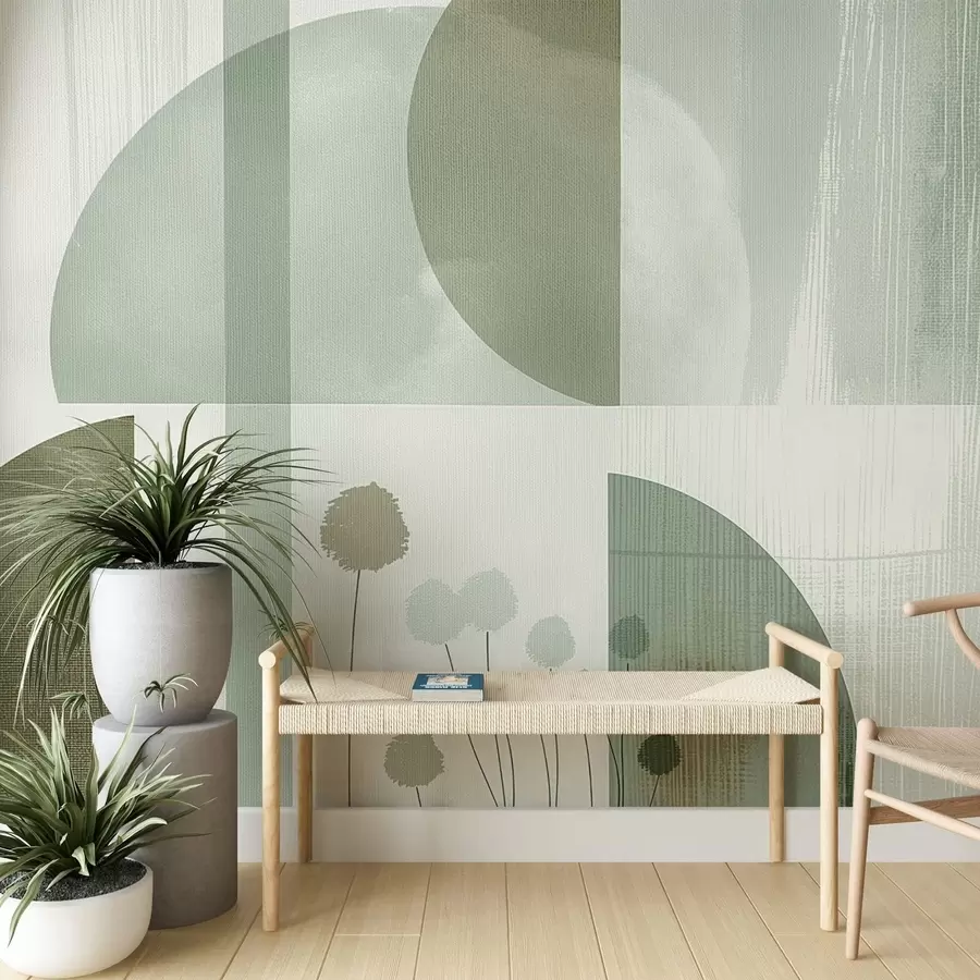 Fotobehang Bloemen en textuur w09627v2