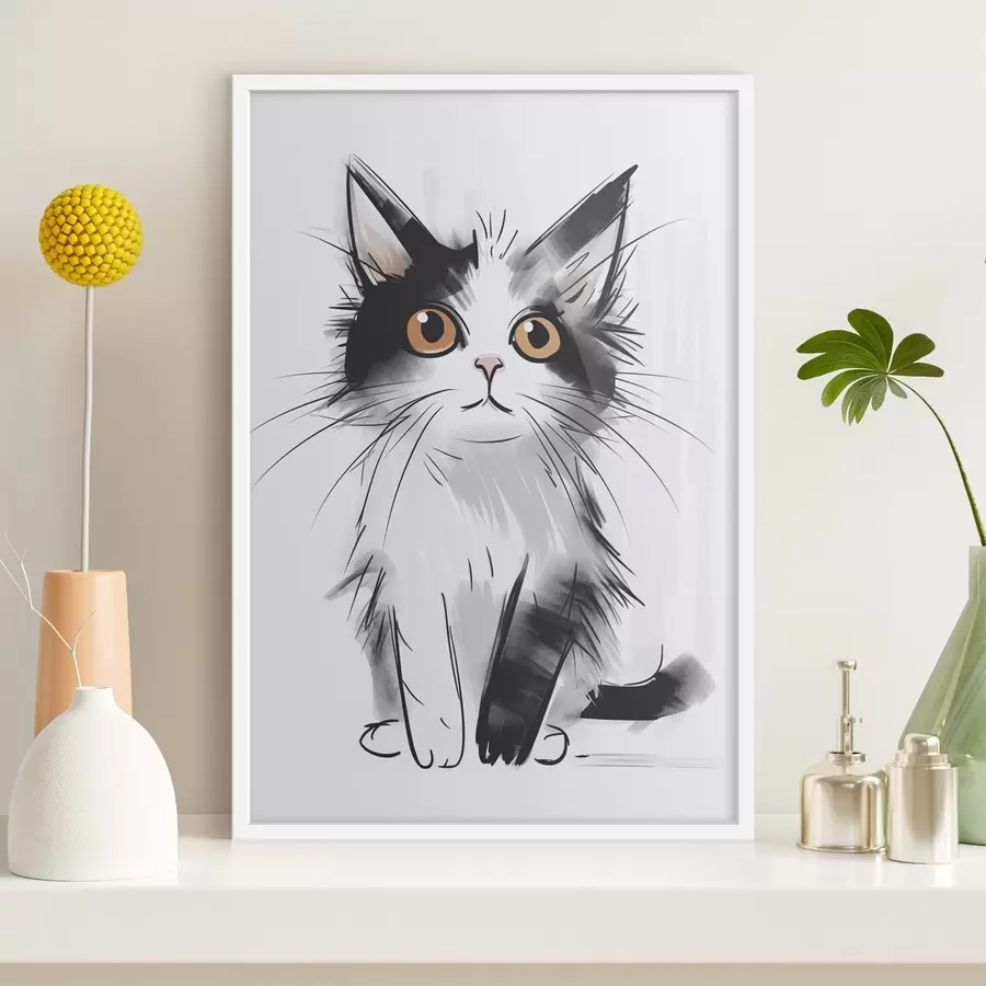 Fotobehang Kitty f47486