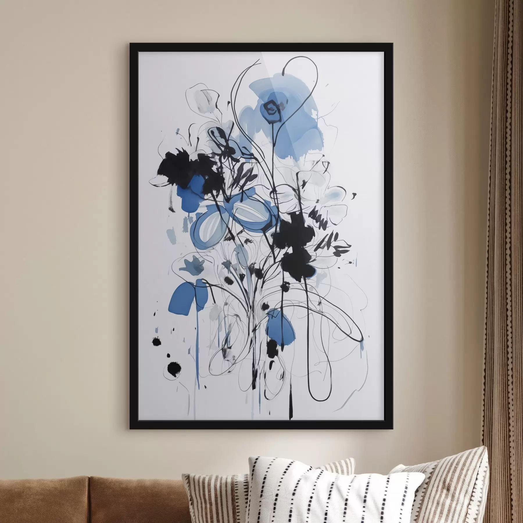 Fotobehang Abstractie met vlekken f47490