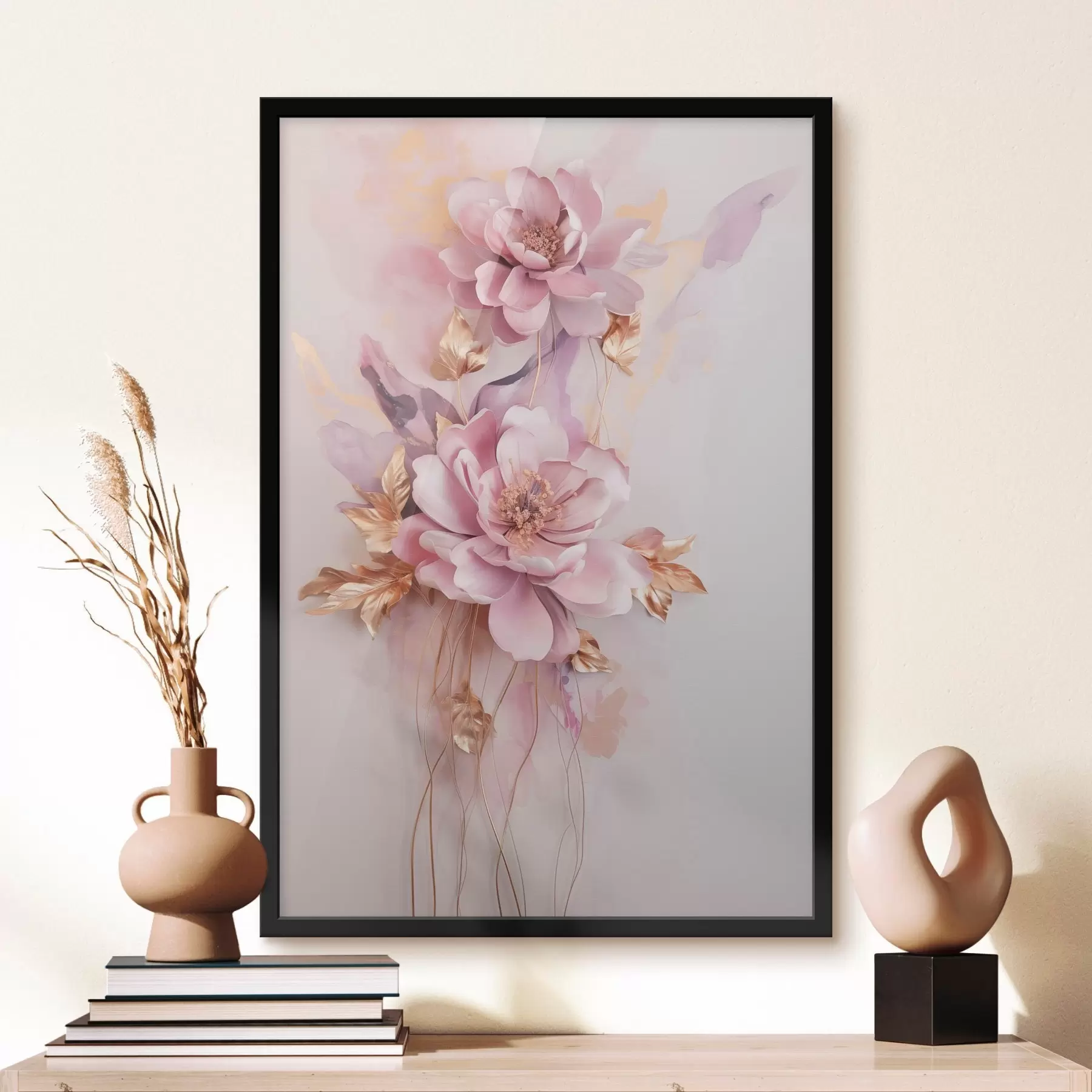  Schilderijen Prachtige abstracte bloemen f47104