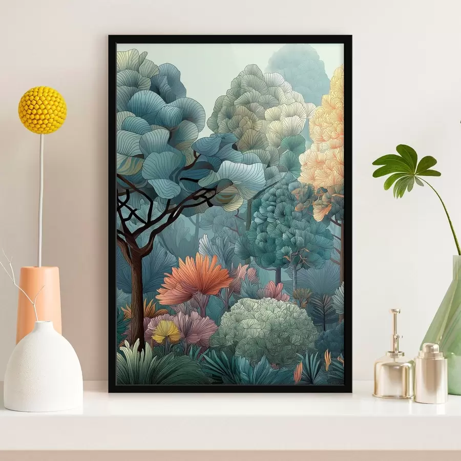 Fotobehang Abstract bos f47105