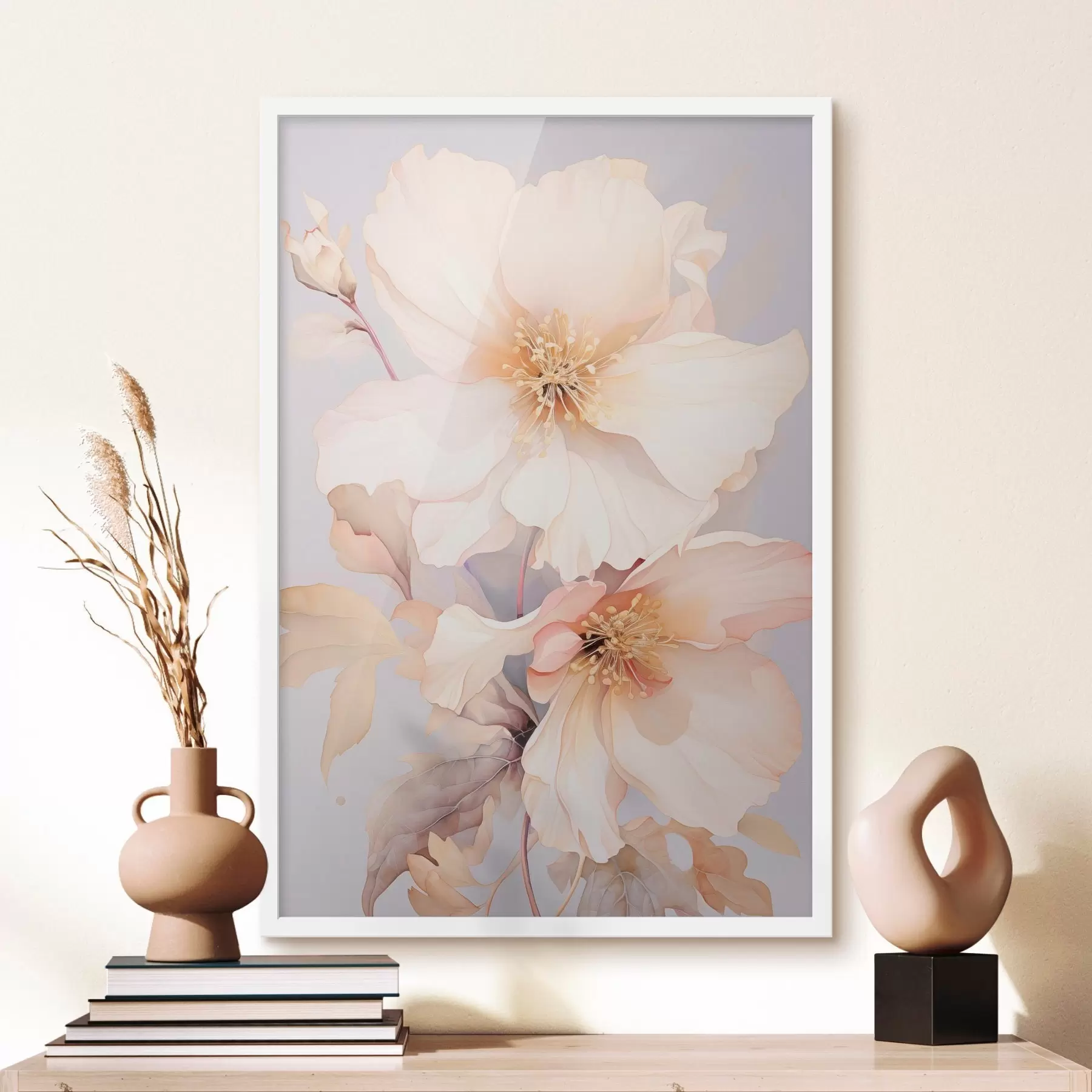 Fotobehang Grote abstracte bloem f47113