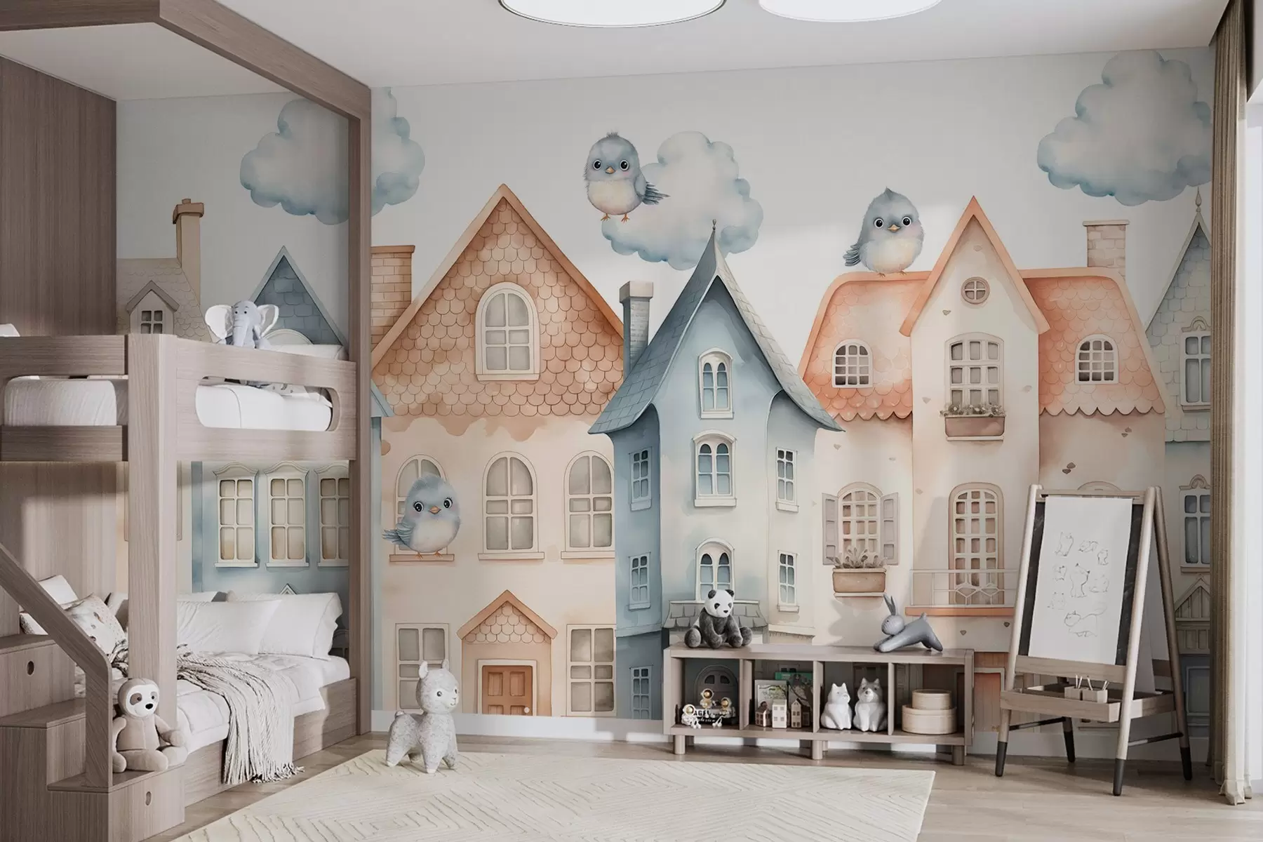 Fotobehang Huizen w05140