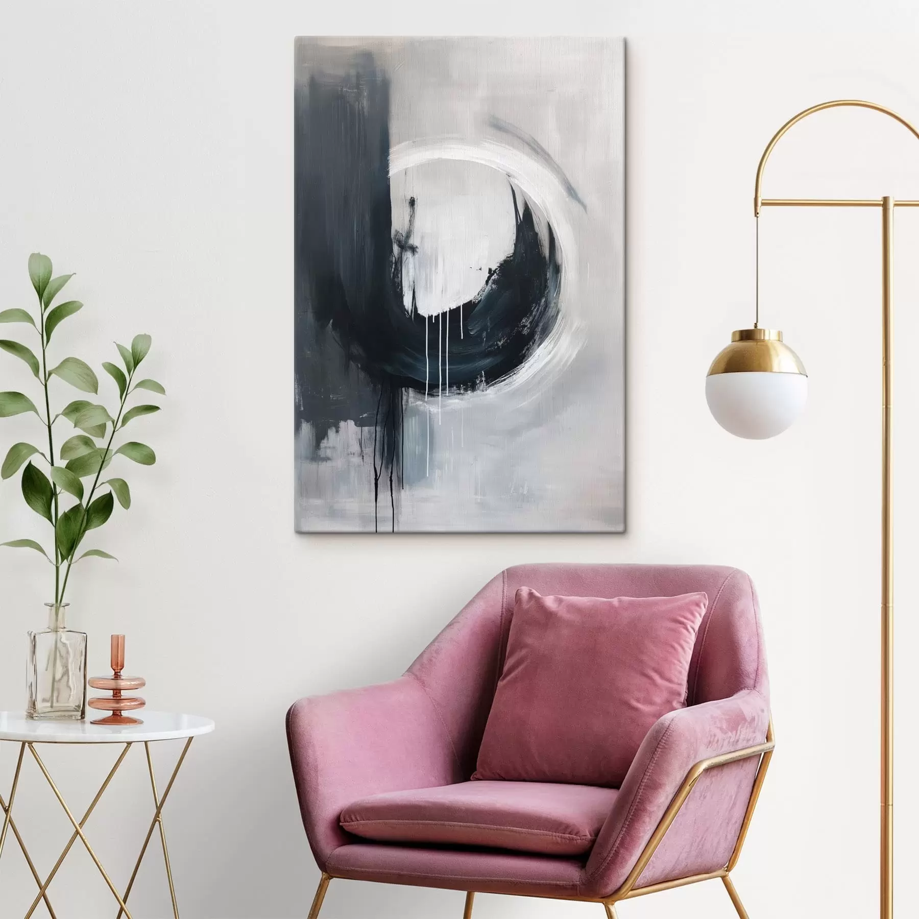  Schilderijen Abstracte cirkel s47464