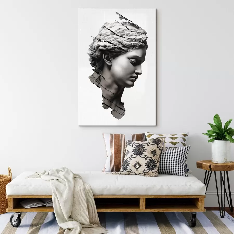  Schilderijen Antiek profiel van een vrouw s47475