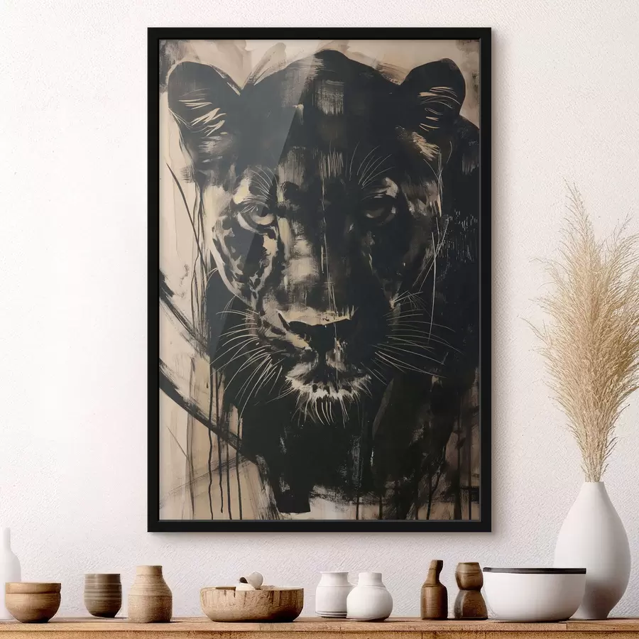 Fotobehang Panter f47454