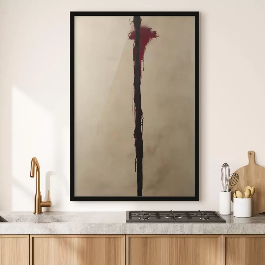 Fotobehang Rood accent f47462