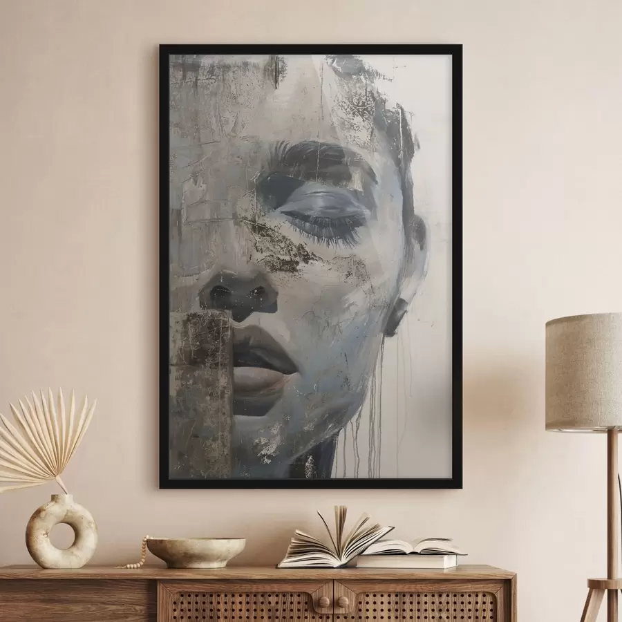 Fotobehang Minimalistisch portret f47481