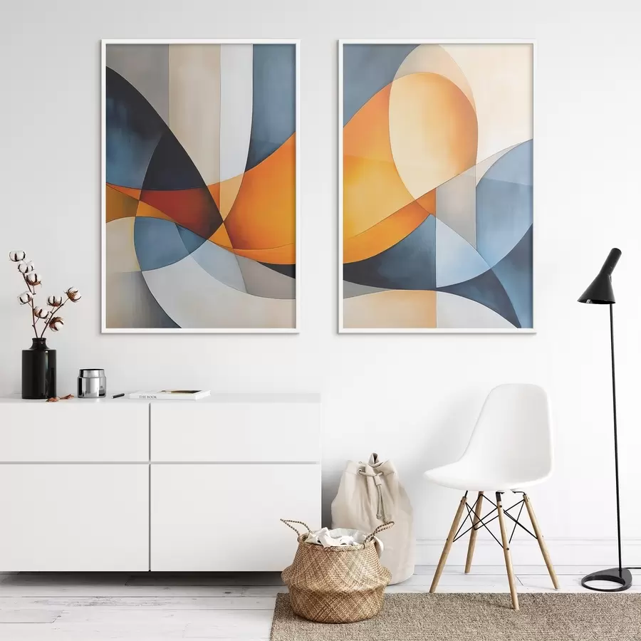 Fotobehang Abstractie met geometrische vormen d00540