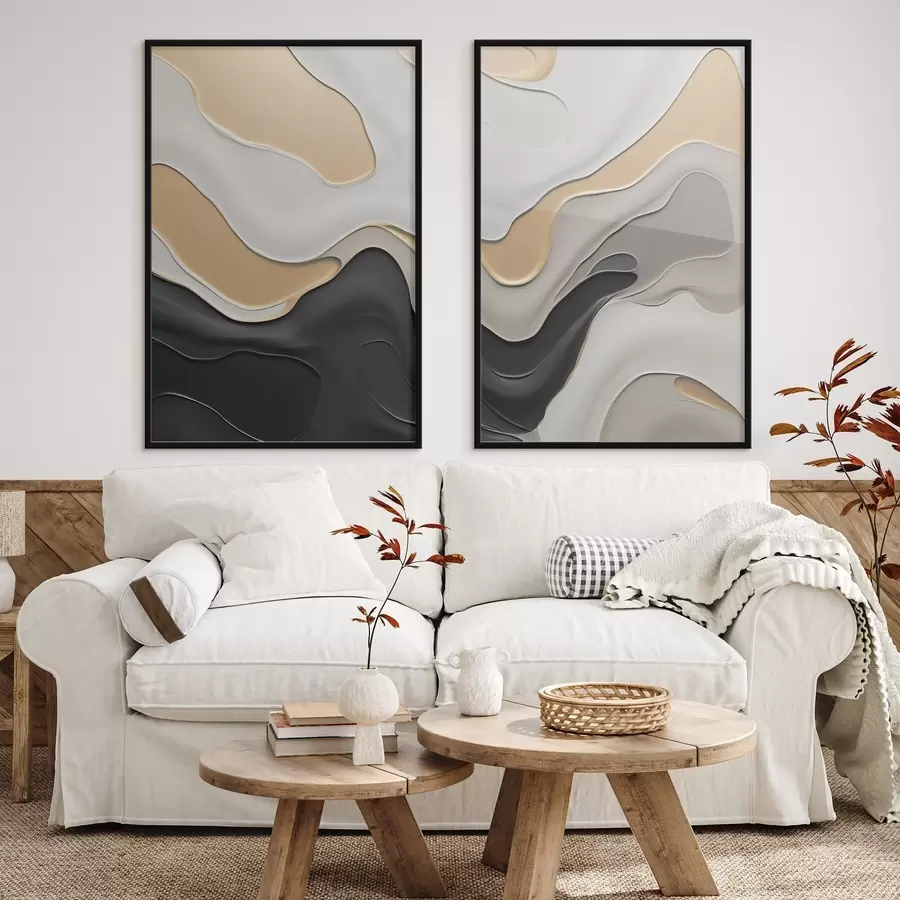 Fotobehang Abstracte elegante rondingen d00541