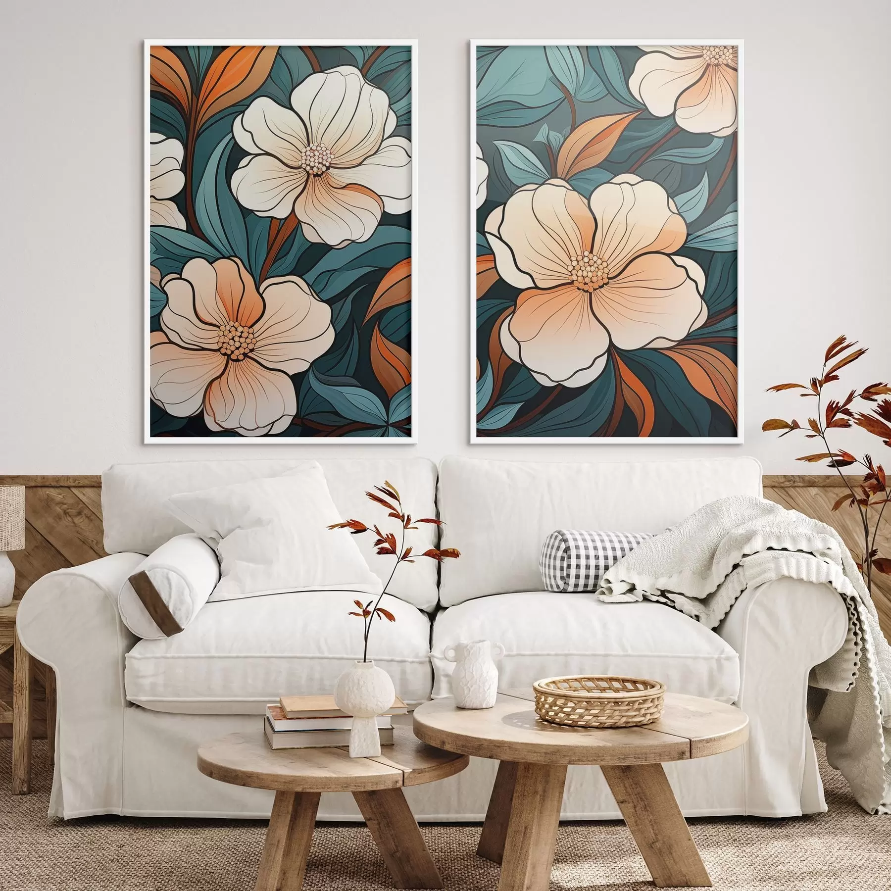 Fotobehang Kleurrijke bloemen d00554