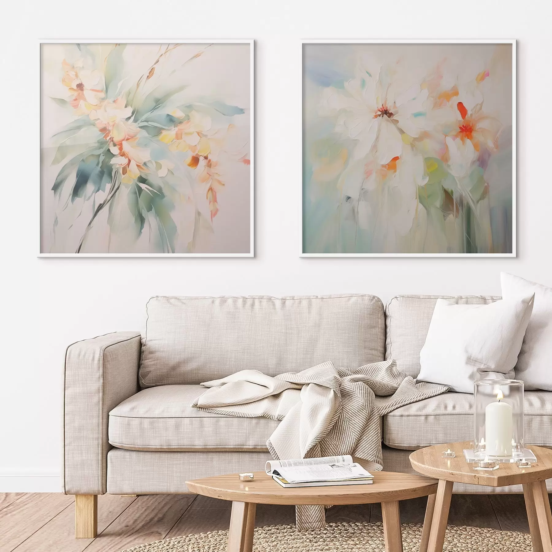 Fotobehang Abstracte bloemen d00565