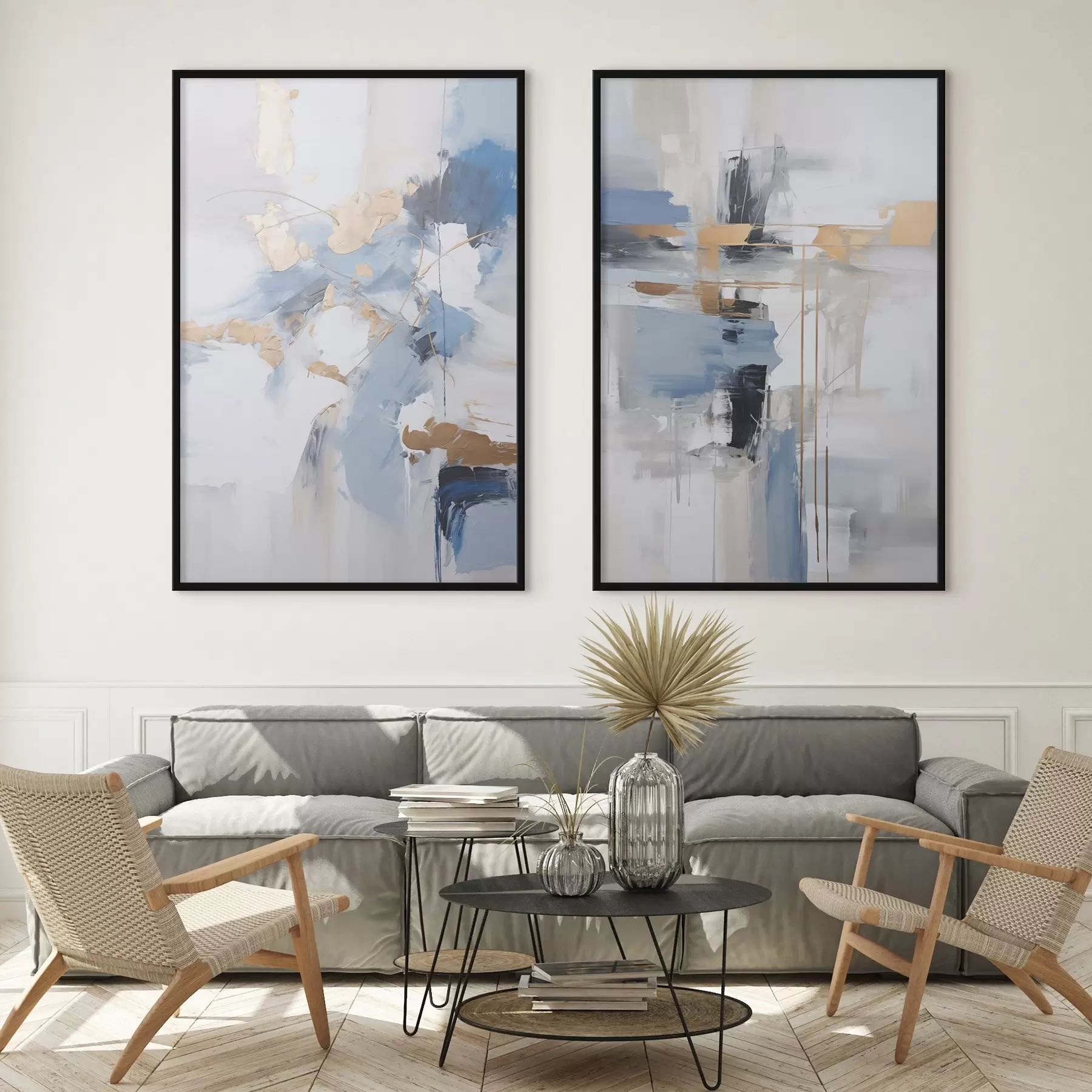 Fotobehang Moderne abstractie imitatie van schilderkunst d00588