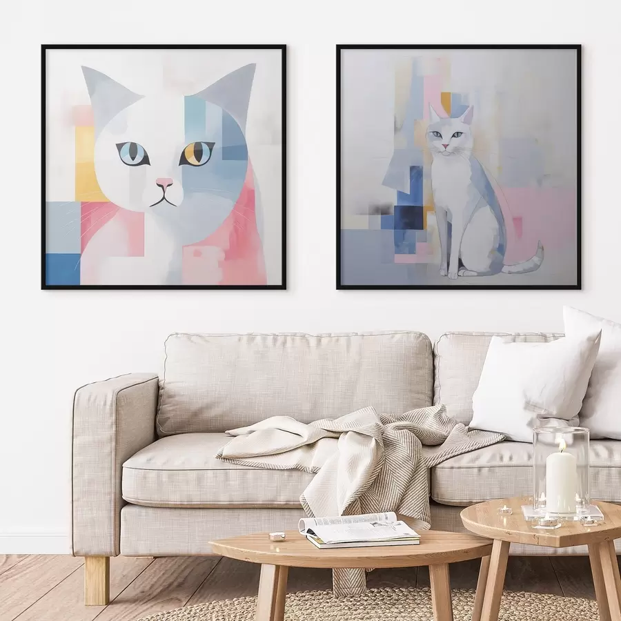 Fotobehang Abstracte kat d00592