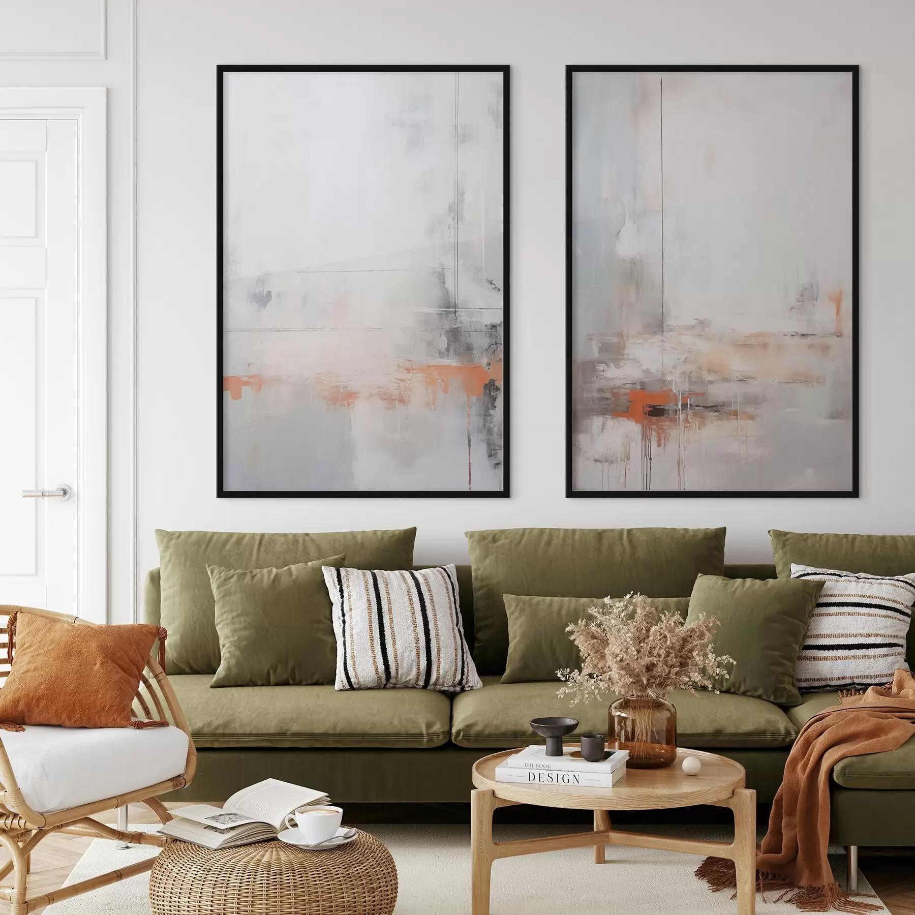 Fotobehang Moderne abstractie met imitatie van versleten textuur d00623