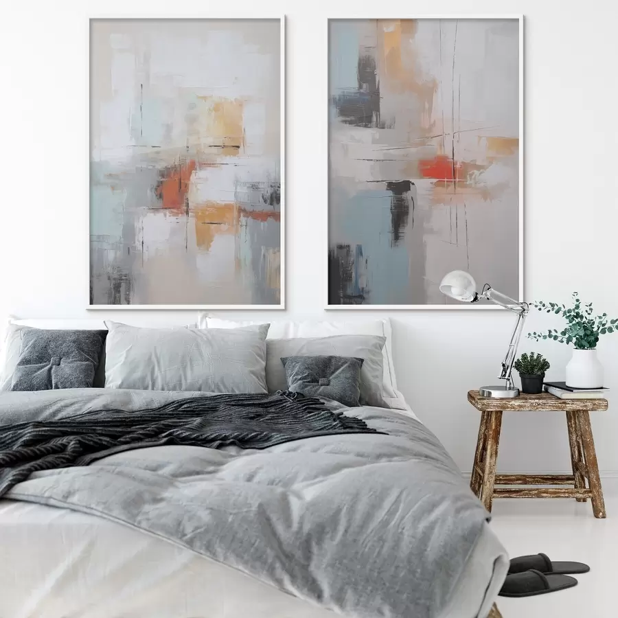 Fotobehang Abstractie imitatie van schilderen en schuren d00667