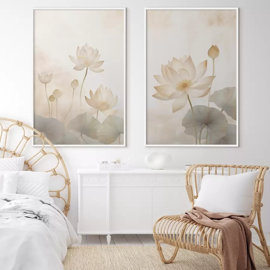 Fotobehang Lotusbloemen d00668