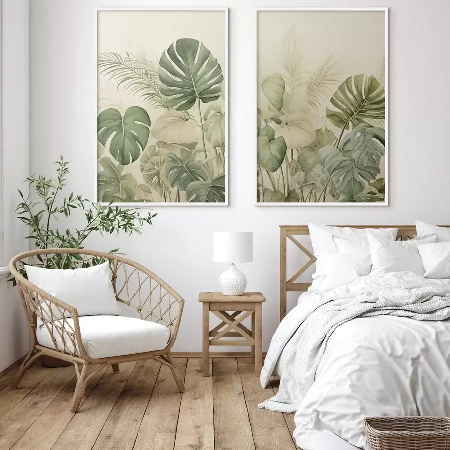 Fotobehang Tropische bladeren d00669