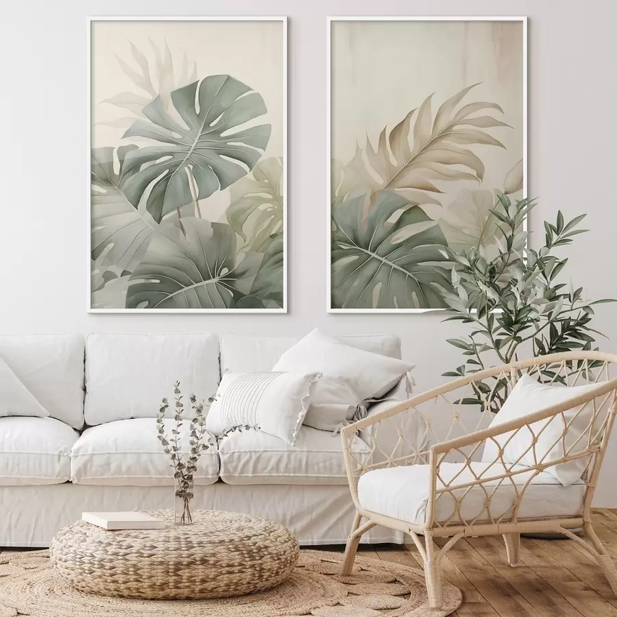 Fotobehang Tropische bladeren d00670