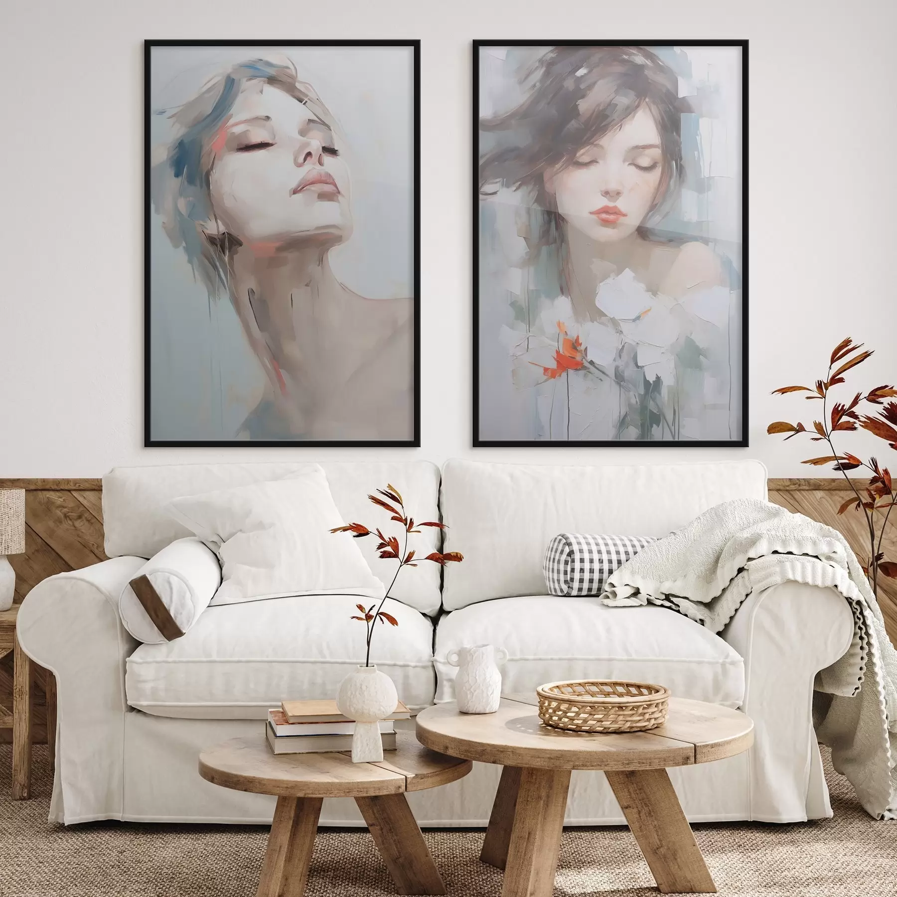 Fotobehang Portret van een vrouw d00675