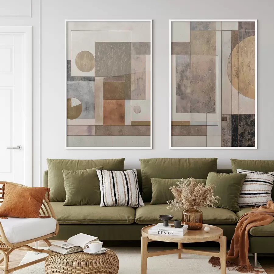 Fotobehang abstracte moderne geometrie d00738