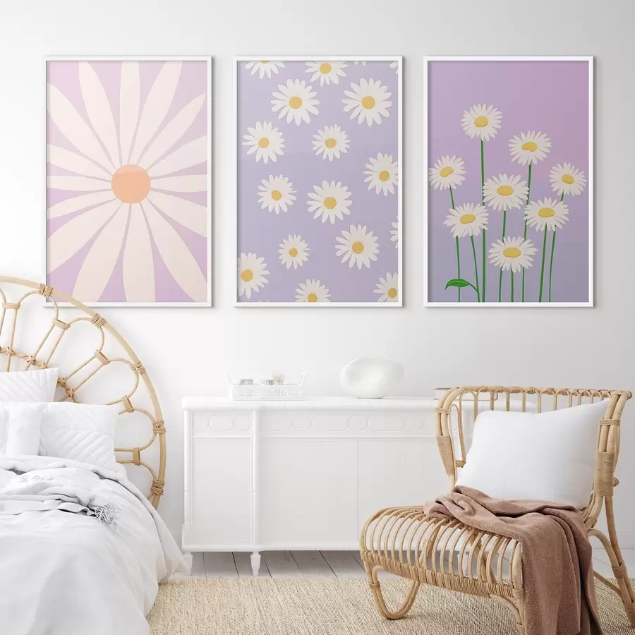 Fotobehang Madeliefjes d00756