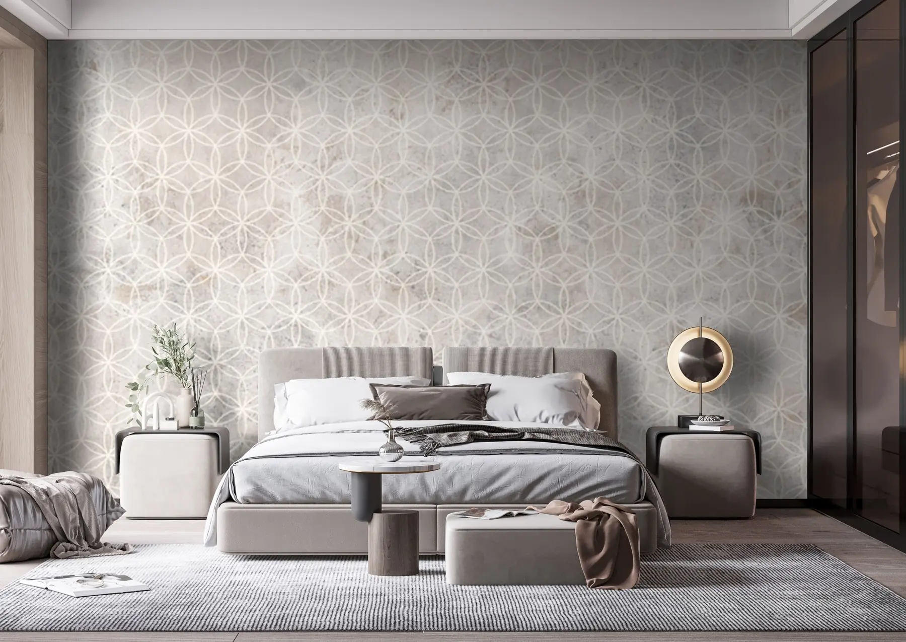 Fotobehang Mozaïek Van Cement En Beton u71923