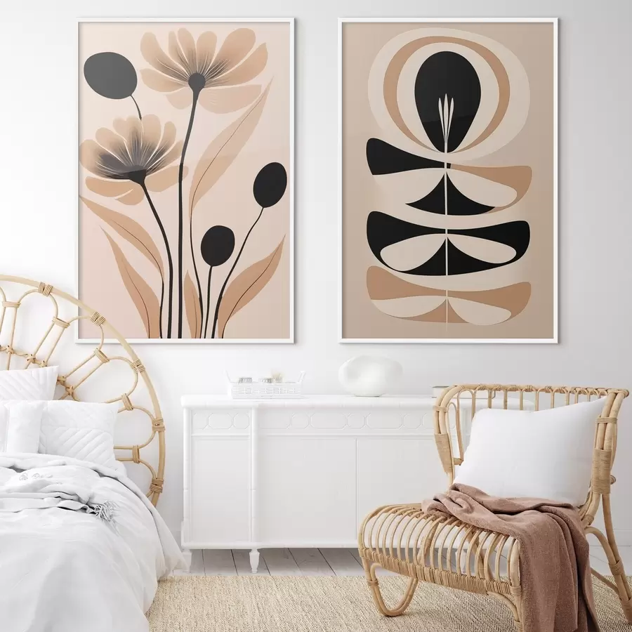 Fotobehang Abstracte bloemen d00773